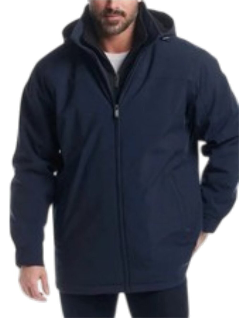 Weatherproof XXL Hooded Jacket Waterproof Wind Resistant Navy Blue NWT